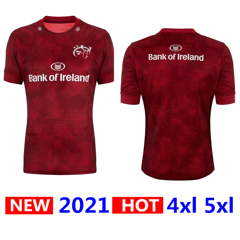 

International League shirt 2021 MUNSTER home away Rugby JERSEY Muenster City Super Rugby Jerseys League shirt big size s-5xl, Black