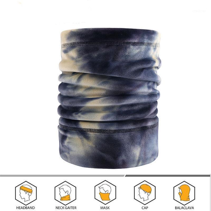 

Winter Warm Bib Double-fleece multi-purpose Outdoor Riding Face Mask Men Women Fleece Hood Sports Neck Gaiter Thick Collar Hat1, Red