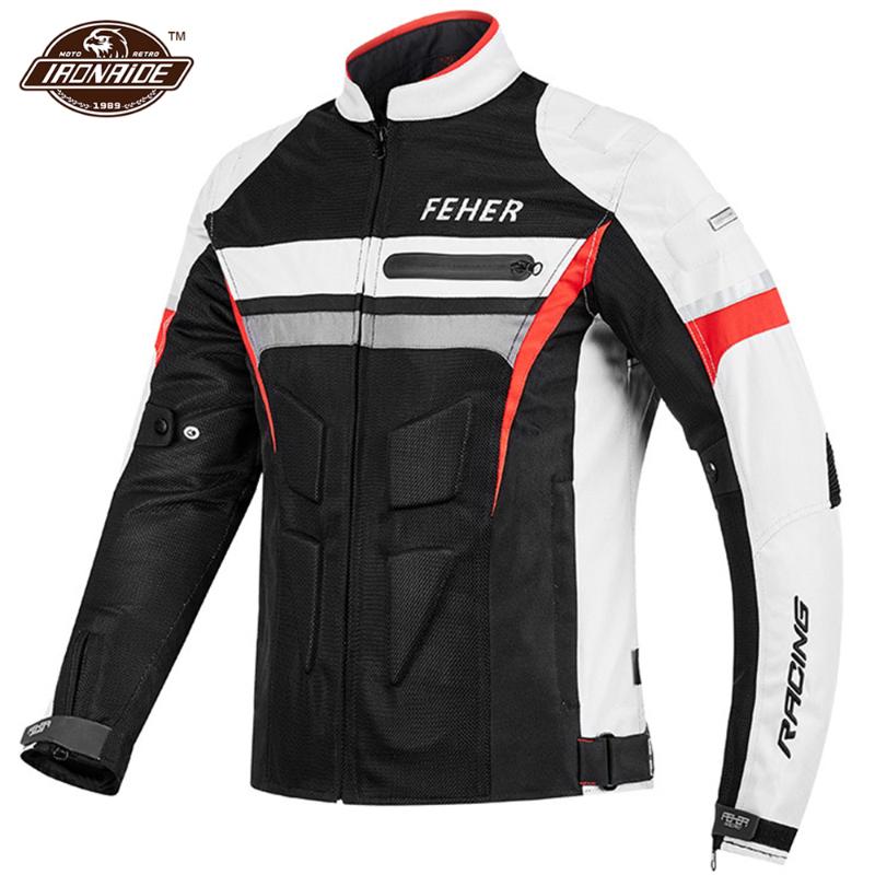 

Motorcycle Jacket Man Reflective Motocross Jacket Waterproof Motorbike Biker Moto Windproof Protection Removeable Linner
