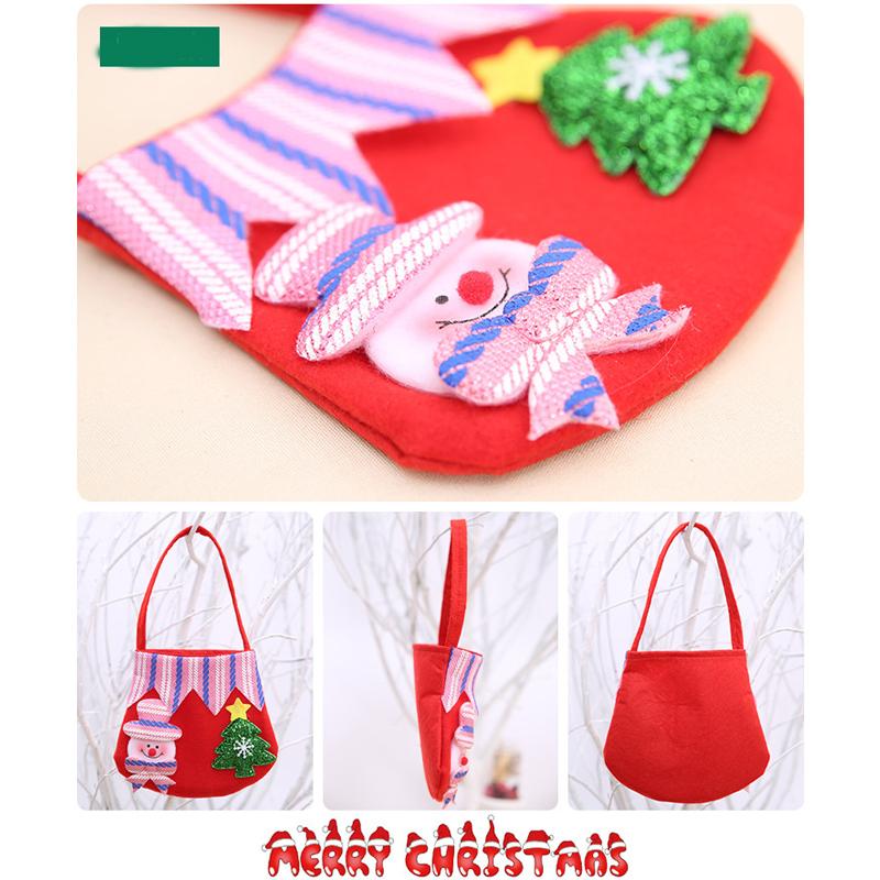 

4 Styles Christmas Decorations Gift Bags Santa Snowman Xmas Candy Bag for Children Best Holiday New Year DHL Shiiping