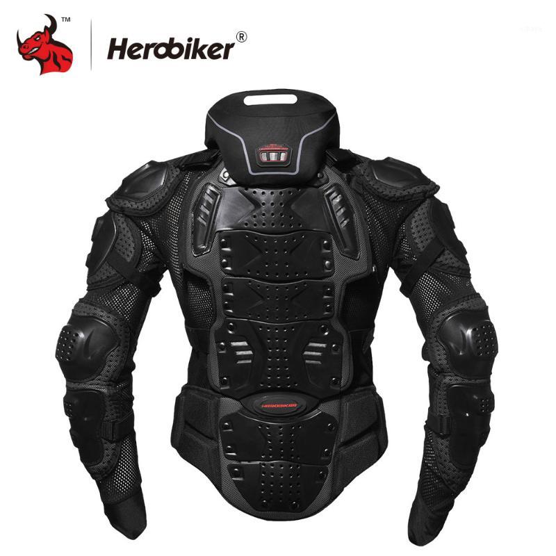 

HEROBIKER Motorcycle Armor Off-Road Racing Body Protector Jacket Motocross Motorbike Jacket Motorcycle Jackets + Neck Protector1