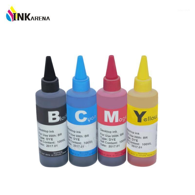 

Universal 4 Color Dye Ink For Brother 4Color+100ML Ink for Brother LC123 LC125 LC223 LC103 LC75 LC39 LC65 etc Printer Cartridge1