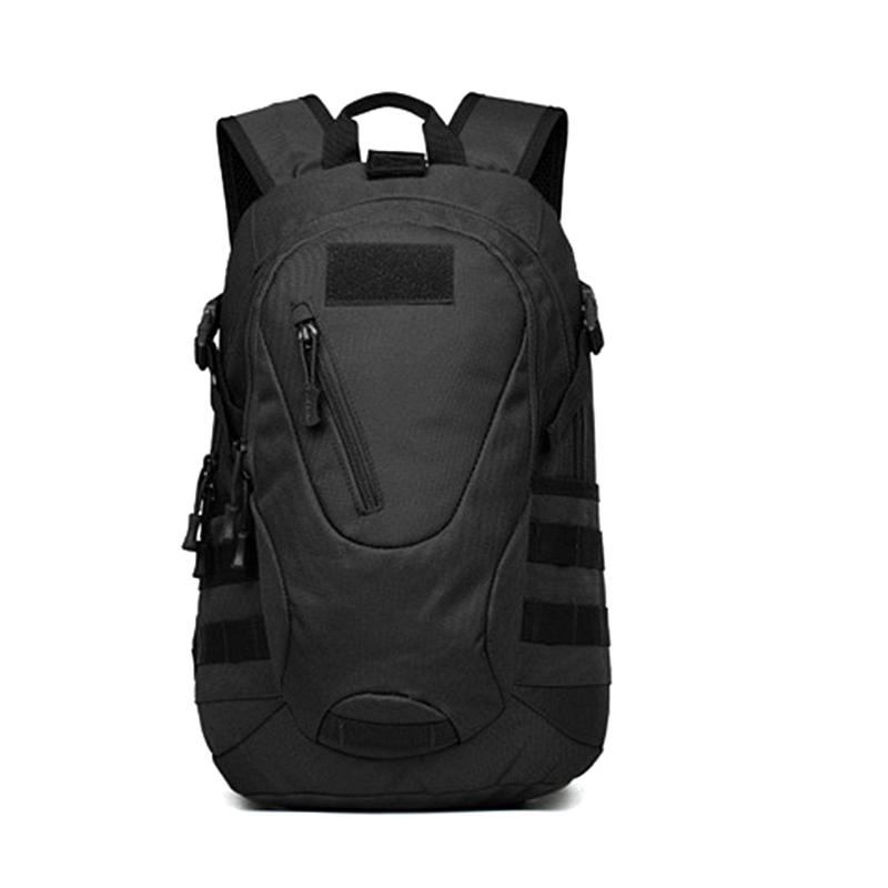 

3D Style Backpack Waterproof Rucksack Bags 35L for Hike Camouflage Travel Backpacks, Black