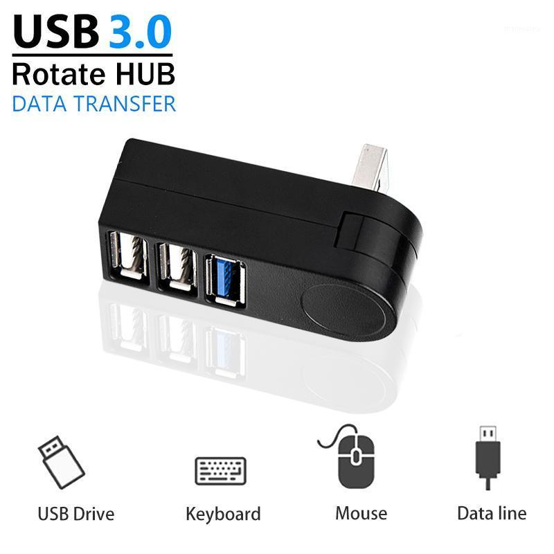 

3 Port Multi 2.0/3.0 USB Hub Mini USB Hub High Speed 270 Degree Rotate Splitter Adapter For Laptop Notebook For All Devices1