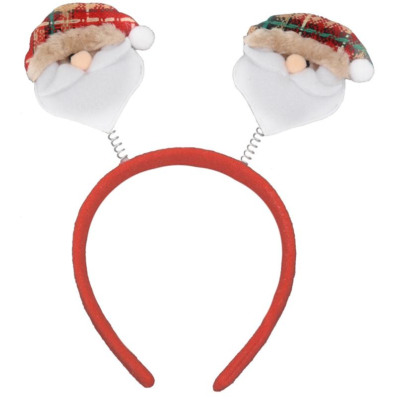 

Christmas Cartoon Old Man Snowman Elk Bear Hair Bands for Women Cute Girls Children Hair Accessories Gift