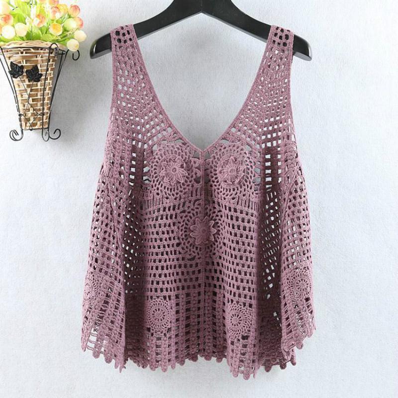 

2021 New Summer Women's Sexy Lace Sleeveless V Neck Top Vest Camisole Tops Hollow Elegant Office Ladies Female Clothing Y560, Apricot
