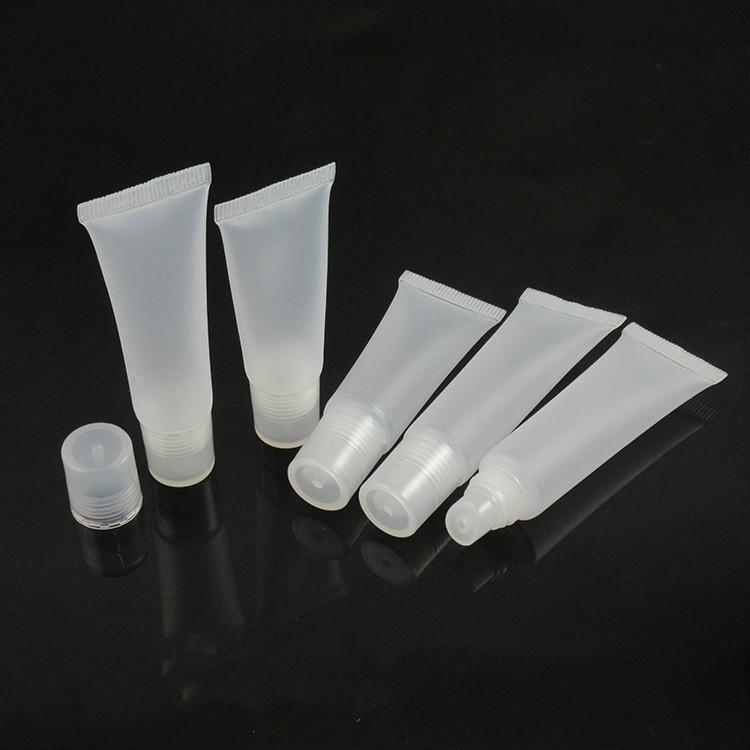 

10pcs/bag Empty Lip Gloss Tubes Lipstick Tube Lip Soft Tube Makeup Squeeze Clear Lipgloss Container 10ML/15ML