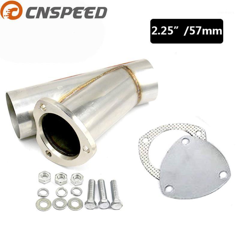 

CNSPEED 304 Stainless Steel Exhaust Y-Pipe Cutout With Stainless Cap(2.25" inch /57mm ,2.5" inch /63mm,3" /76mm ) YC1011611