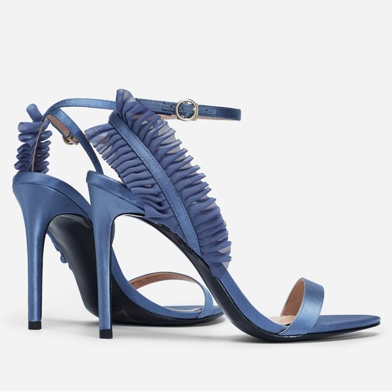 

New women elegant sandals calzado mujer sandalias summer shoes woman high heels chaussure femme ete 20201, Black