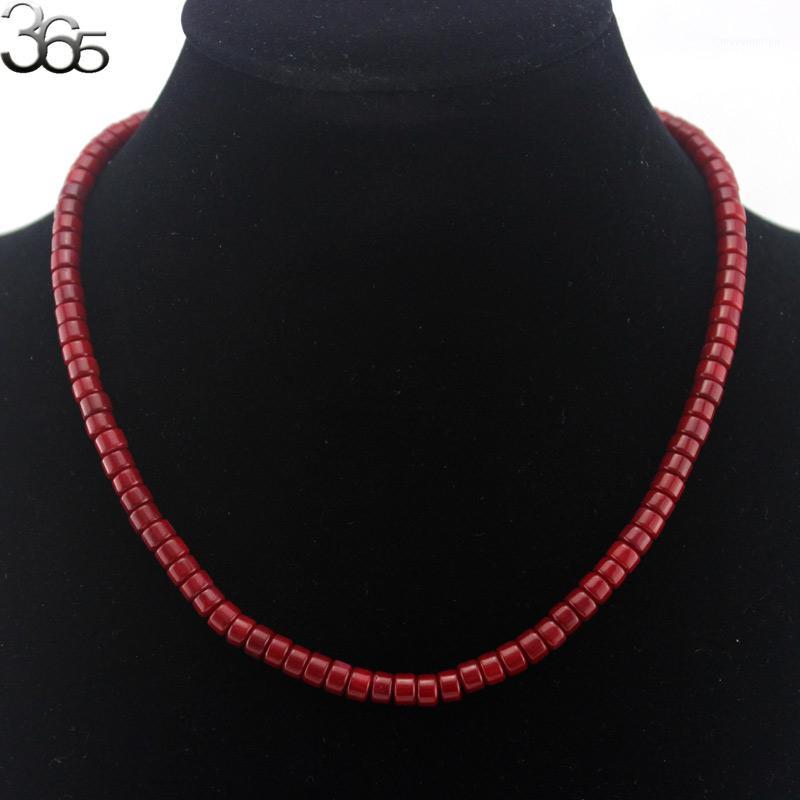 

Free Shipping 4x6mm Women Elegant Jewelry Rondelle Orange / Red Coral Beads Necklace 17.5"1