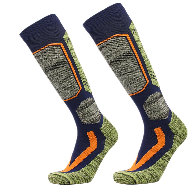 

High Quality Cotton Thick Cushion Knee High Ski Socks Winter Sports Snowboarding Skiing Socks Warm Thermal