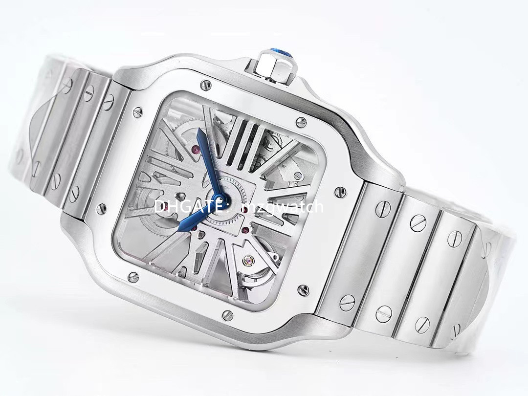

TWF factory man watches Switzerland 4S20 restructuring mechanical movement Size 39.8 mm Hollow out the dial Sapphire mirror Double folding table buckle, As shown