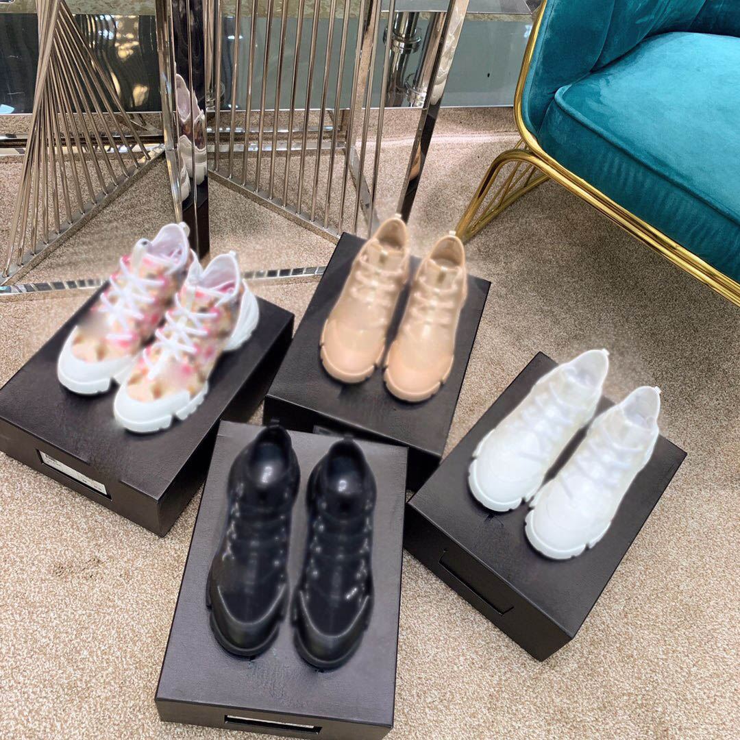 

2021 Luxe casual shoes man unisex D-connect neoprene sneakers woman pvc fashion Transparent glue block Size 36-45 up, Black