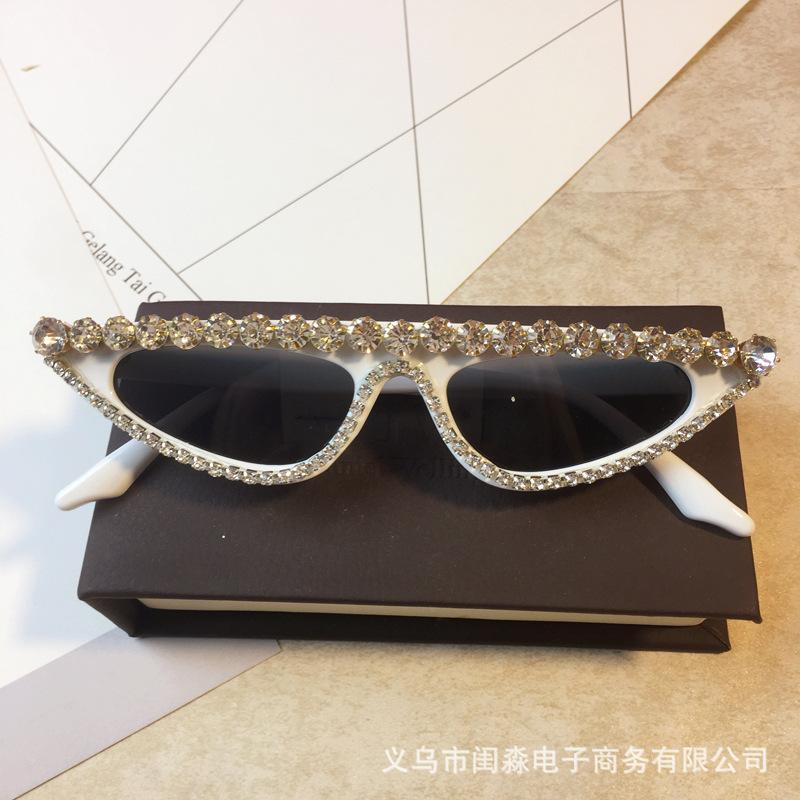 

Sunglasses Luxury Designer For Women Vintage Cat Eye Shade Lunette Sun Glasses Eyeglasses Fashion Oculos Gafas 88656