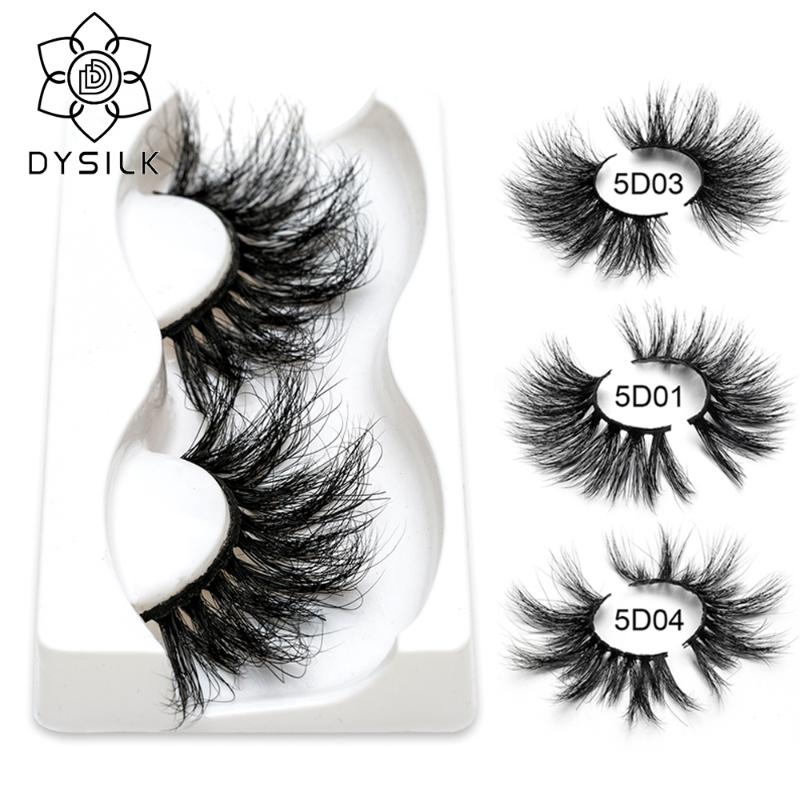 

DYSILK 25mm Mink Eyelashes 3D Mink Lashes Handmade Full Strip Lashes Cruelty Free Luxury Eyelashes Makeup Lash maquiagem