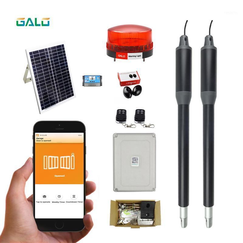 

solar system Driveway Electric 220VAC24VDC Linear Actuator 200kg Engine Motor System Automatic Wifi controller Swing Gate Opener1