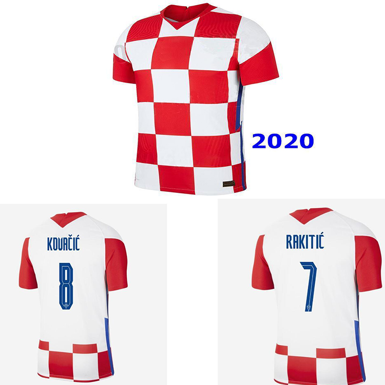

Hot sale2020 2021MANDZUKIC soccer jerseys MODRIC PERISIC KALINIC football shirt 20 21 RAKITIC KOVACIC Mens jerseys, White