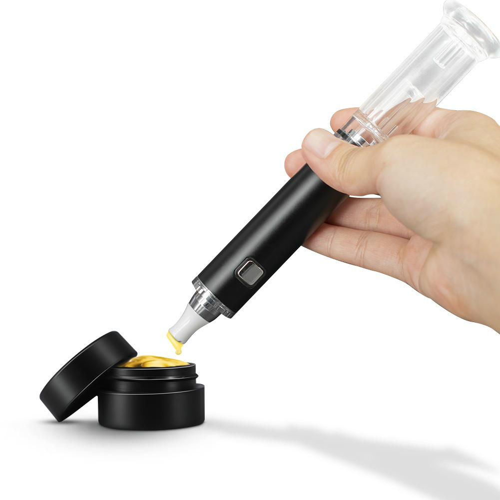 

IECIGBEST COZZY 1000mAH Wax Vaporizer for Wax/Concentrate,with Quartz Coil and Ceramic Plate,Magnetic Cover keeps Tip Clean, White