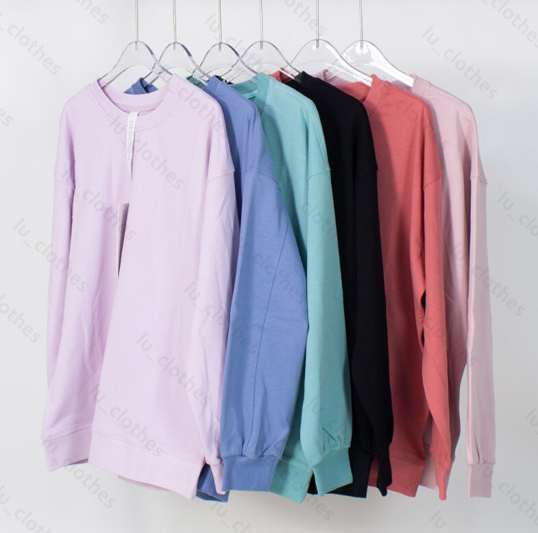 

Yoga clothes perfect oversized autumn womens designers hoodies sweater sports round neck long sleeve casual loose Sweatshirts