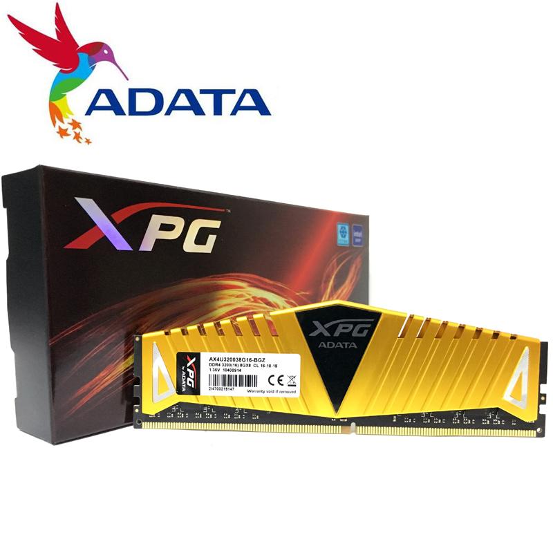 

ADATA XPG Z1 /8GB/16GB PC Desktop Memory 2666MHz/3000MHZ 3200MHZ 2400MHz RAM Memorye 1.2V -1.35V PC4 For DDR4 motherboards