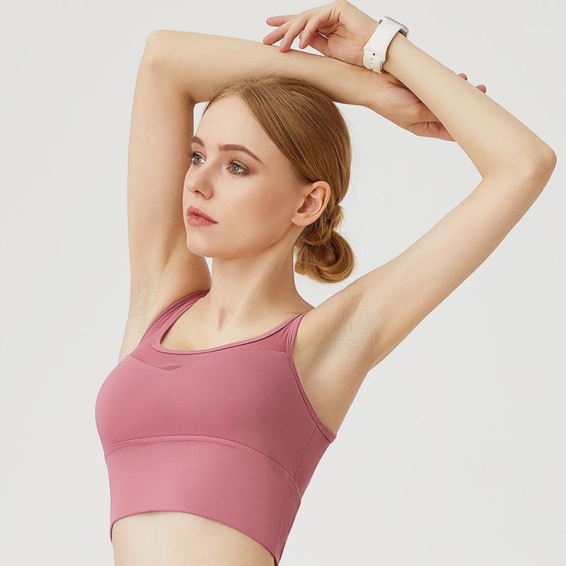 

Sports Bra Women Yoga Top Seamless Fitness Underwear Running Sport Gym Crop Top Female Lady Push Up Sport Bra Vest1, Black