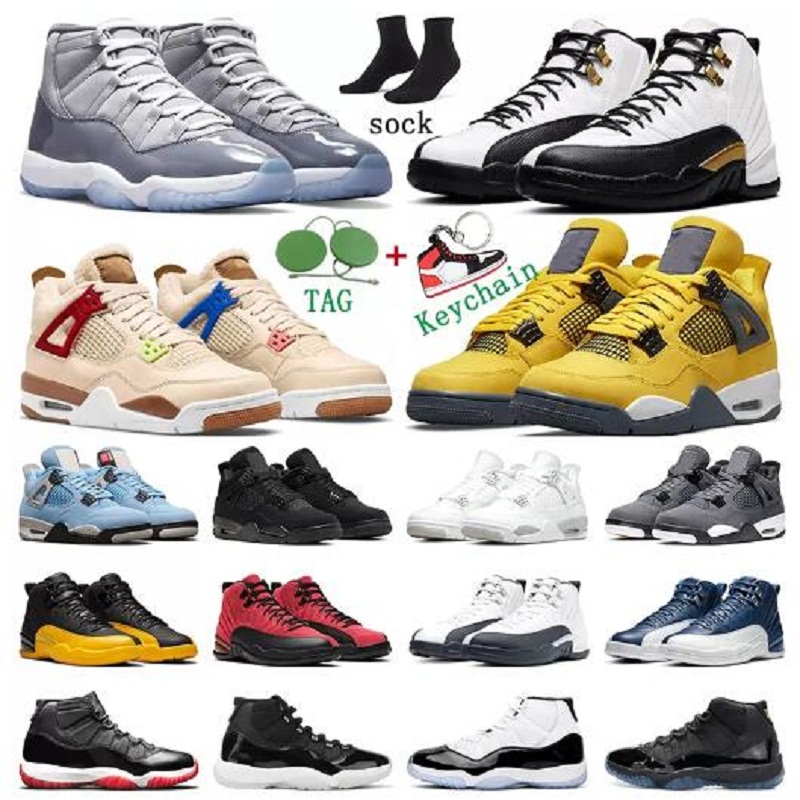 

2022 Men Basketball Shoes Women 4s Red Thunder 4 Black Cat Sail White Oreo Cactus Jack Dark Marina Blue Mocha University Cool Grey Mens, # 4