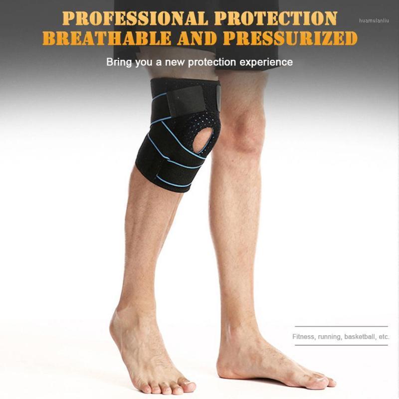 

Knee Brace Patella Support Compression Gel Pads Basketball Running Compression Knee Sleeve Support Sports Kneepads1, Black