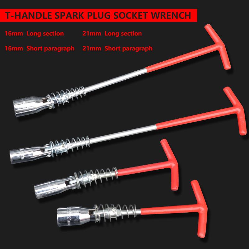 

16/21mm Remover Installer T-Handle Universal Joint Socket Wrench Hand Tool