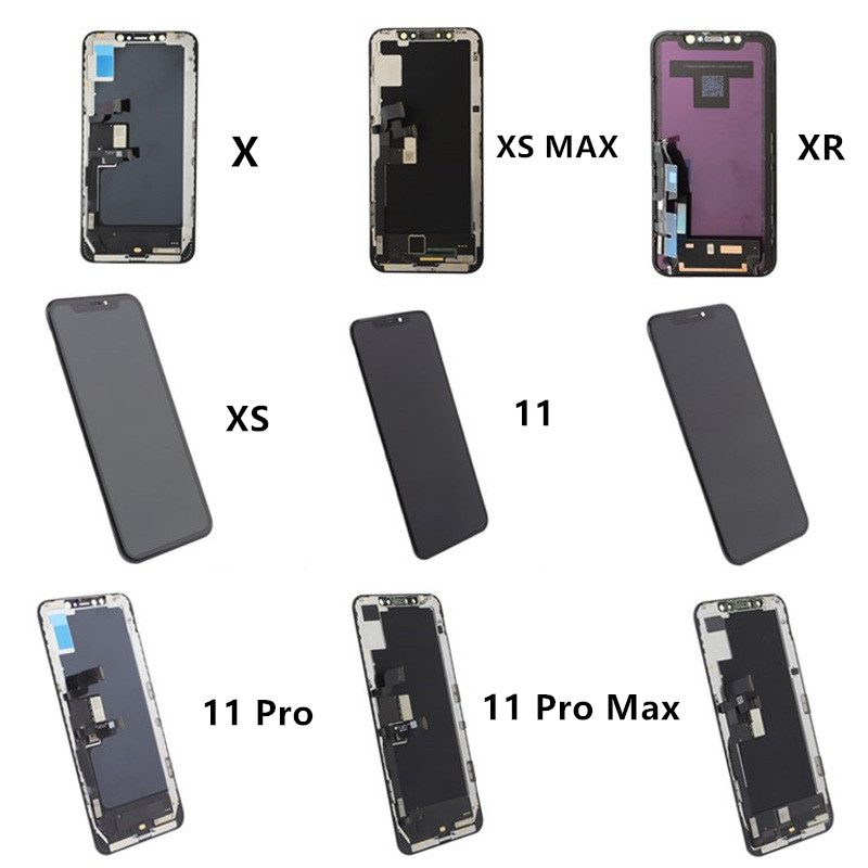 

LCD Display for iPhone X XS XR XS MAX 11 Pro Max LCD Touch Screen with Digitizer Assembly Replacement Module 100% Tested Well Free Shipping