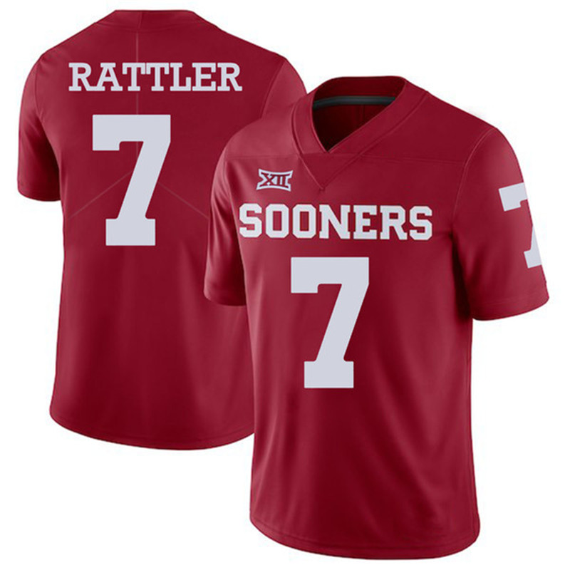 

Oklahoma Sooners Spencer Rattler 7 Theo Wease Jr. 10 Baker Mayfield 6 Jalen Hurts Kyler Murray CeeDee Lamb Football Jerseys