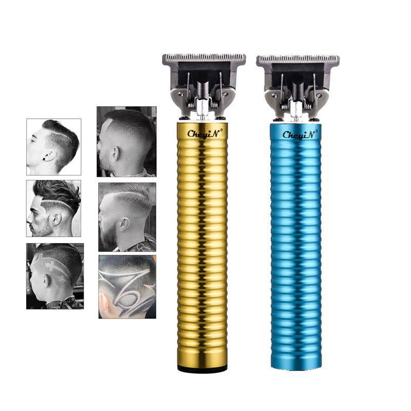 

Rechargeable Hair Trimmer Cordless Pro Beard Clipper Men 0mm Hair Cutting Stainless Steel Blade Finishing Haircut Adults Kids 51