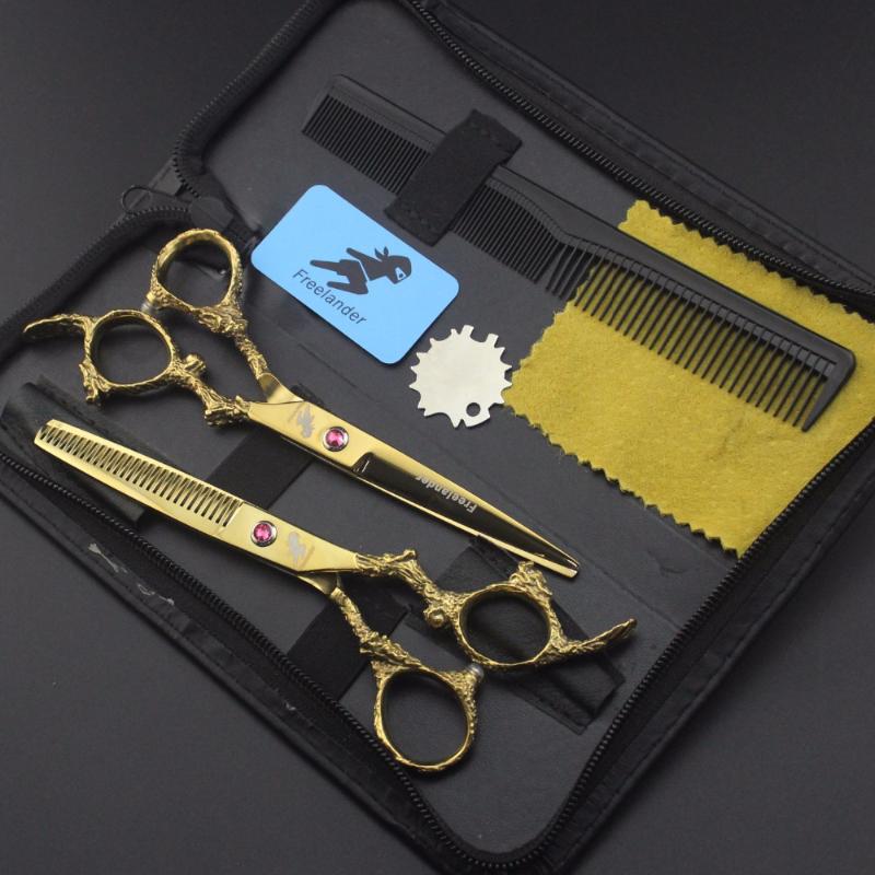 

6.0in. Freelander Retro Style Profissional Hairdressing Scissors Hair Cutting Scissors Set Barber Shears High Quality Salon