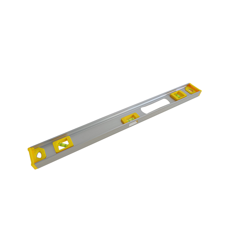 

Level household multifunctional 180cm measuring ruler 3 leveling bubble I-shaped natural alumina level with top view function