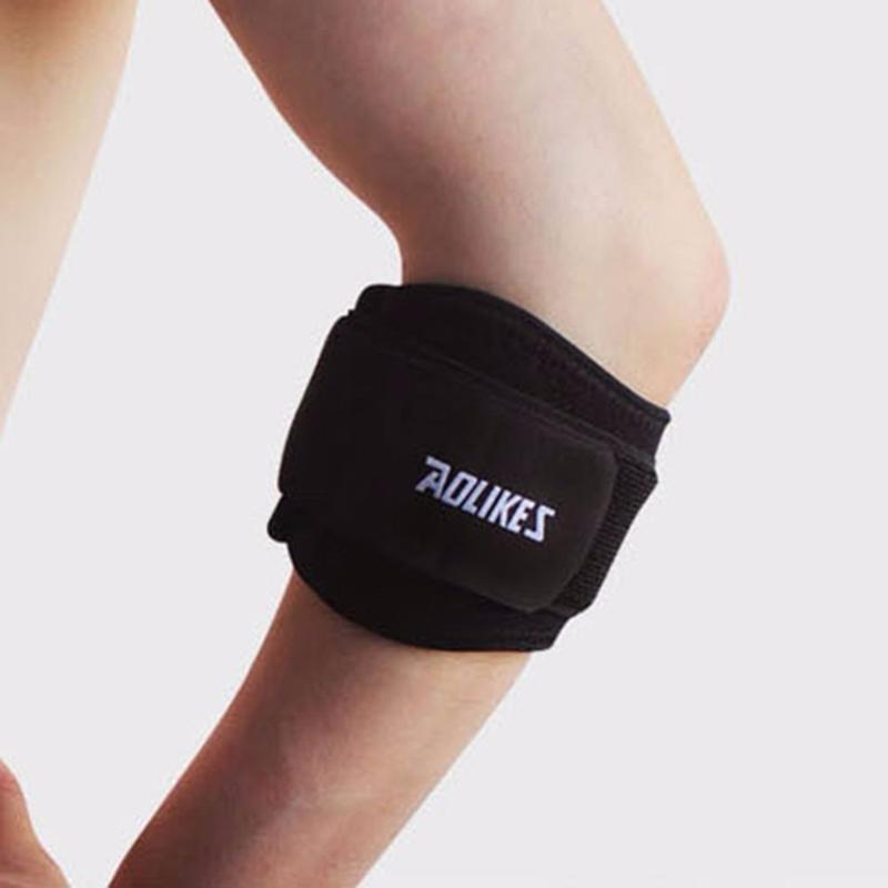 

Adjustable Tennis Fitness Elbow Support Strap Pad Neoprene Sport Golf Pain Black Color
