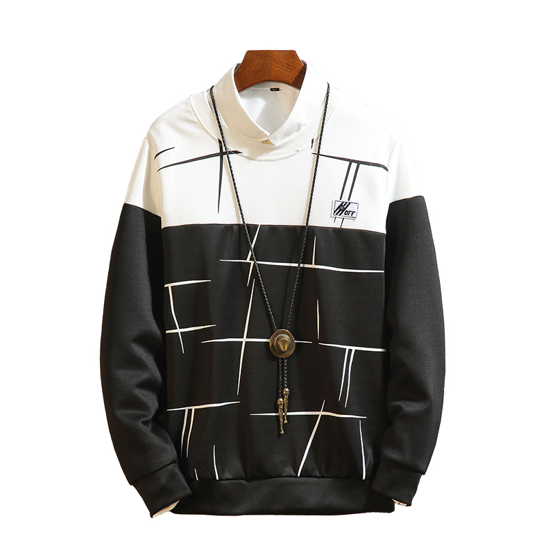 

New Mens Hoodies Spring Autumn Korean style Slim Fit Long Sleeve Casual Pullover Mens Brand Clothing Male Sweatshirt