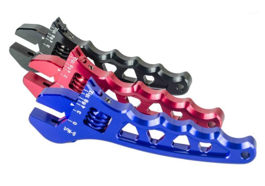 

Cross-border explosive modified auto parts adjustable aluminum wrench AN3-AN12 red, blue and black Other Auto Parts1