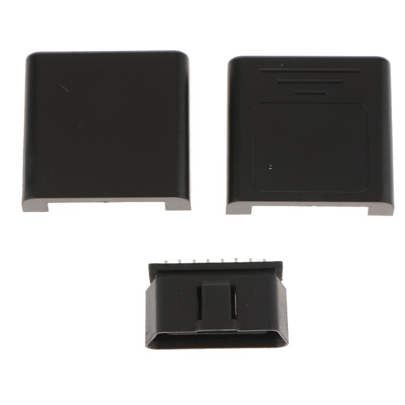 

OBD2 OBDII 16Pin Male Connector Plug Shell Car Vehicle Adapter Plug