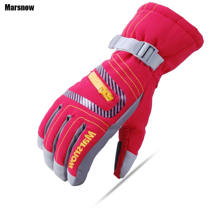 

Snowboard gloves KIds Outdoor Sports Gloves Mittens Winter Warm Bicycle Glove Motorcycle ski women, Black