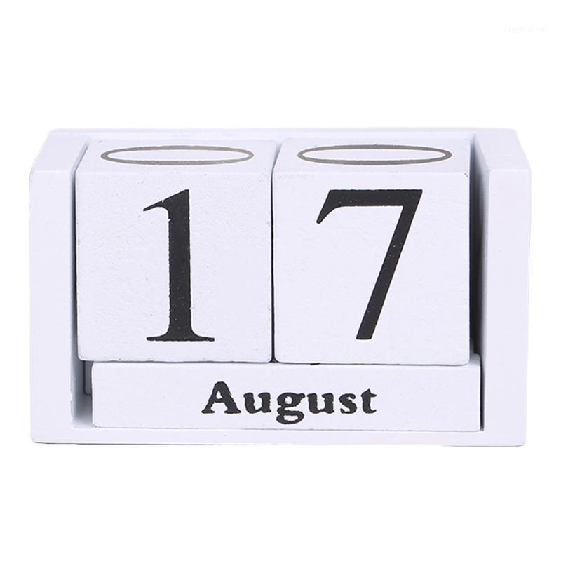 

Wood Calendar Reusable Month Date Display Living Room Gifts Wood Block Desk Decoration Planner Desktop Home Office Decor DIY1