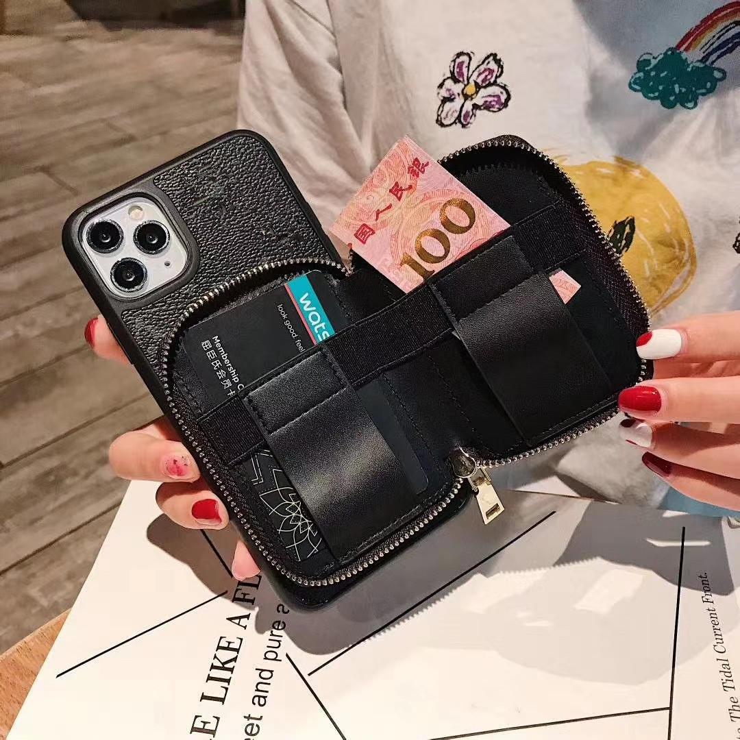 

Flower Grid Card Wallet Designer Luxury Leather Phone Case For iPhone 11 12 Pro XR X XS Max 8 7 Plus Letters TPU+PC Back Shell Skin Hull, Other style contact us first