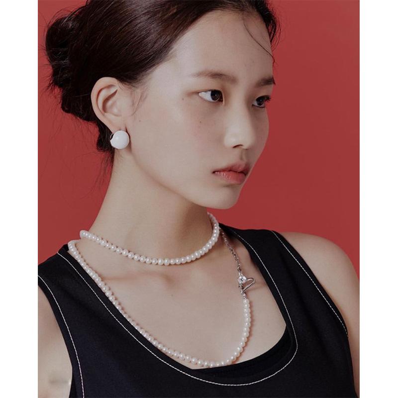 

Joolim Cute High End Gold Filled White Red Blue Enamel Ball Earring Party Earring Gift To Women