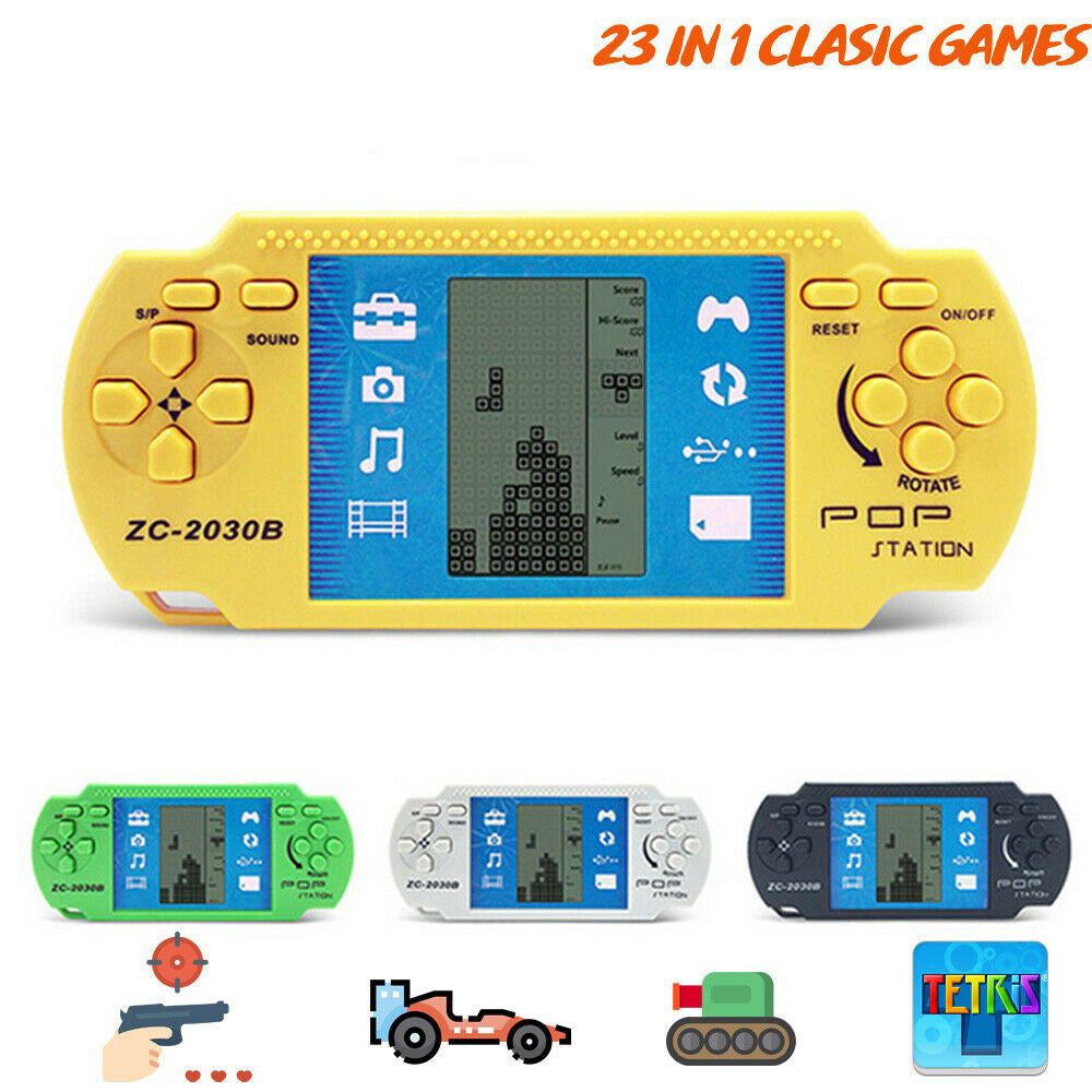 

2.7" Classic Childhood Tetris Hand Held Electronic Game Toys Pocket Game Console Handheld Game Players