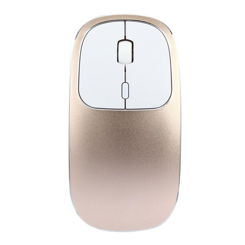 

Bluetooth 4.0 + 2.4G Wireless Dual-Mode Mouse Rechargeable Mute Ergonomic Computer Mouse USB Optical