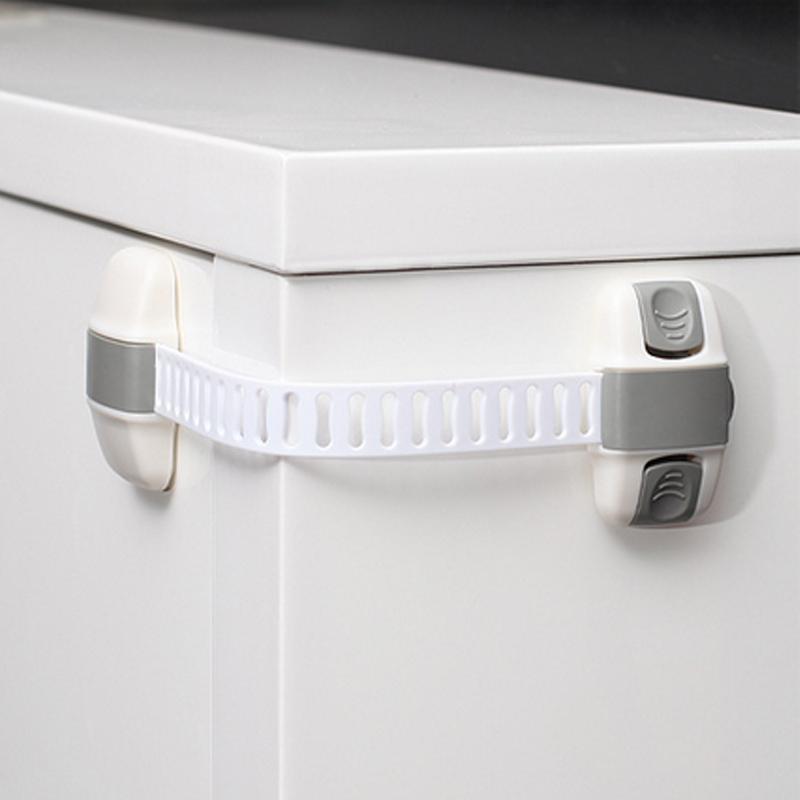 

Child Safety Multifunctional Adjustable Drawer Lock Safety Lock Protection Drawer Cabinet Refrigerator Baby Anti Pinch Hand