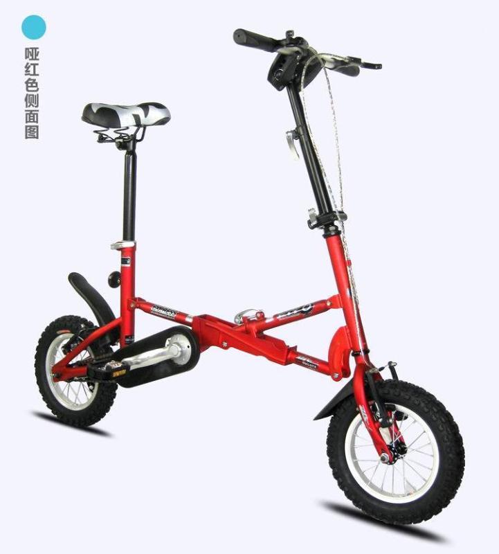 

new 12 inch mini folding bicycle mini bicycle one second folding portable1