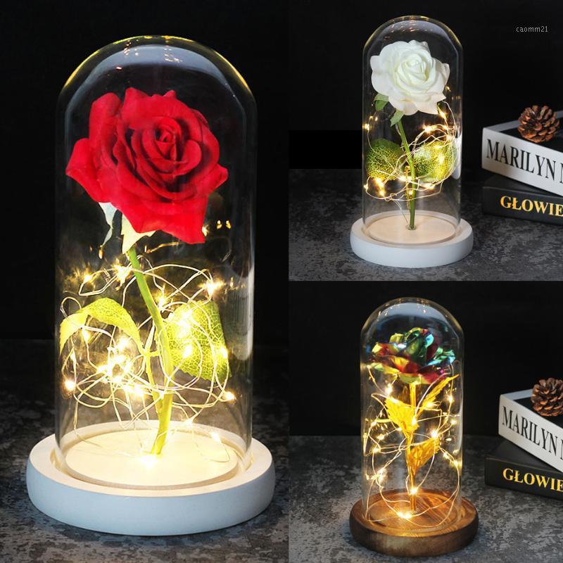 

Medium rose, Rose in glass dome, forever rose, red rose,special romantic gift Valentines Day Gift1, Sky blue