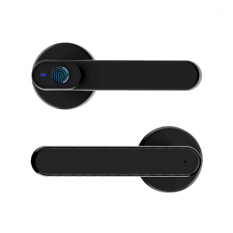 

Zinc alloy 20 users Smart Fingerprint Lock Electric biometric Lock for indoor home wooden metal door1