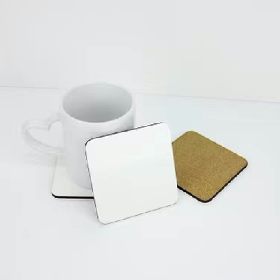 

Sublimation Coaster Wooden Blank Table Mats MDF Heat Insulation Thermal Transfer Cup Pads DIY Coaster
