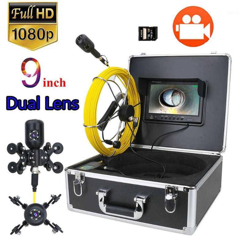 

9 inch IPS video screen Free 16GSD card Pipe Pipeline Inspection Camera 145 degrees Video Recording DVR 4500MA built-in battery1