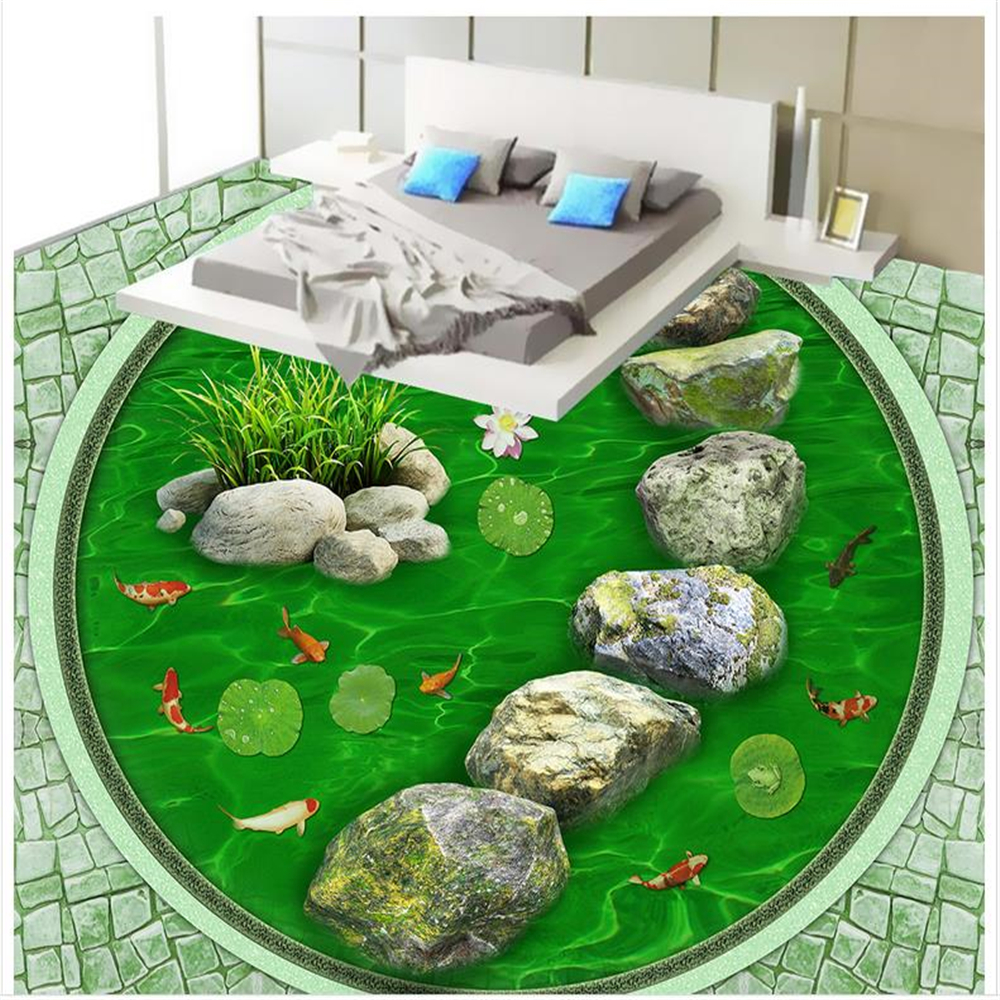

pvc self-adhesive wallpaper green grass floors modern wallpaper for living room